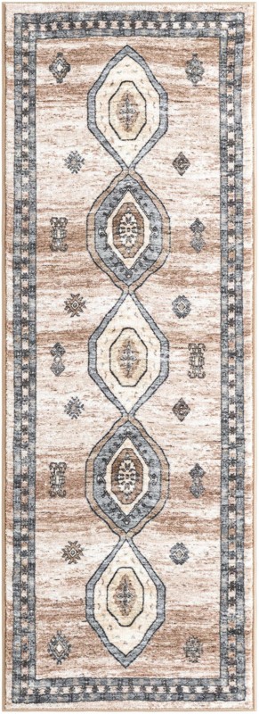 Eldridge · Border rug, ivory and beige