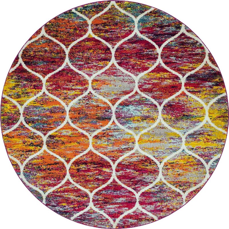 3' x 3' Ingram · Abstract rug