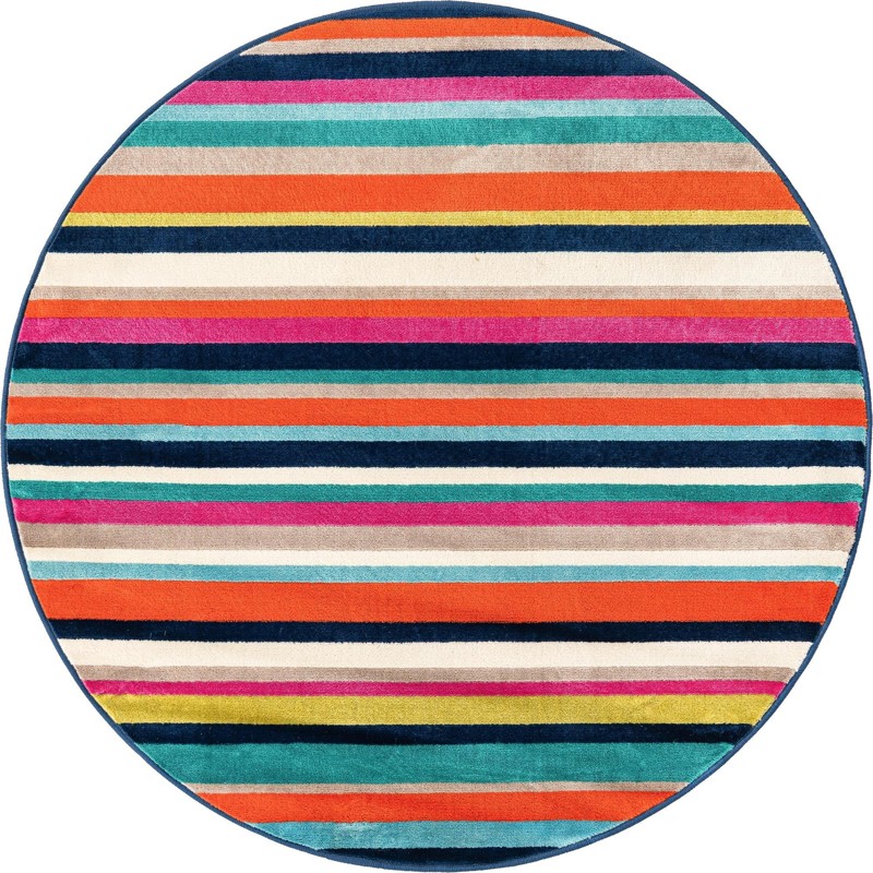 Vernal · Striped rug, multi