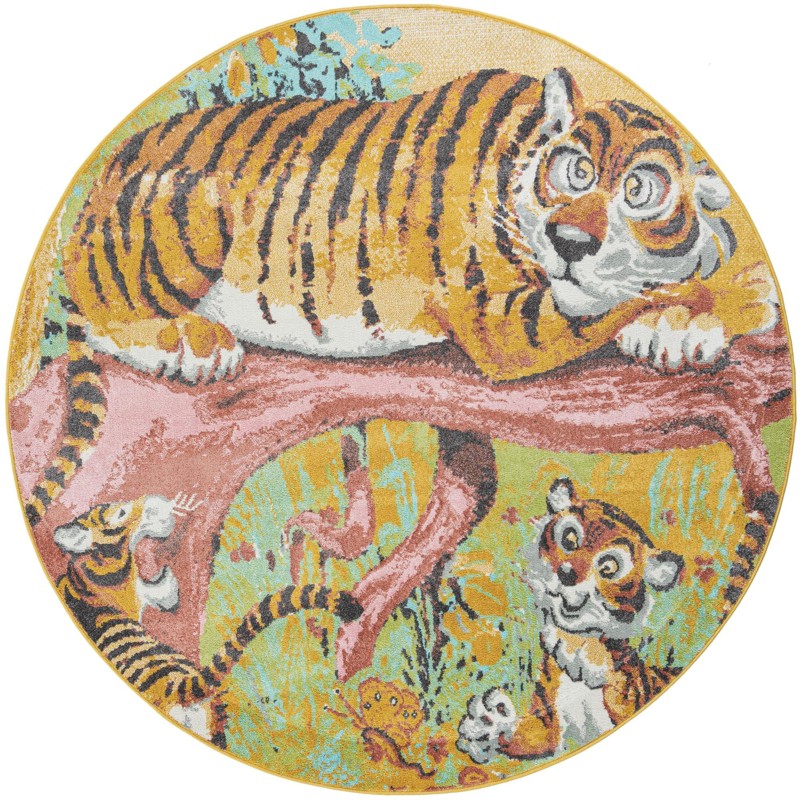 Harbor · Animal print rug, multi