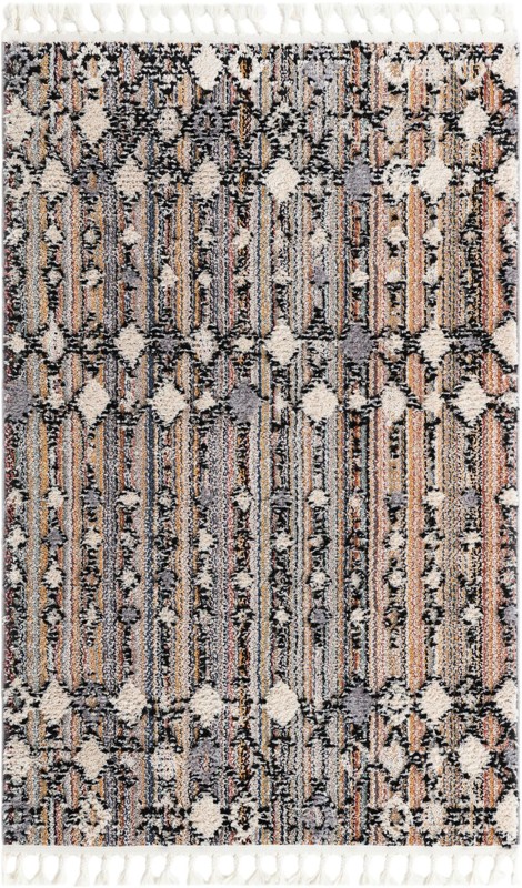 4' x 6' Josephine · Tribal diamond rug, multicolor