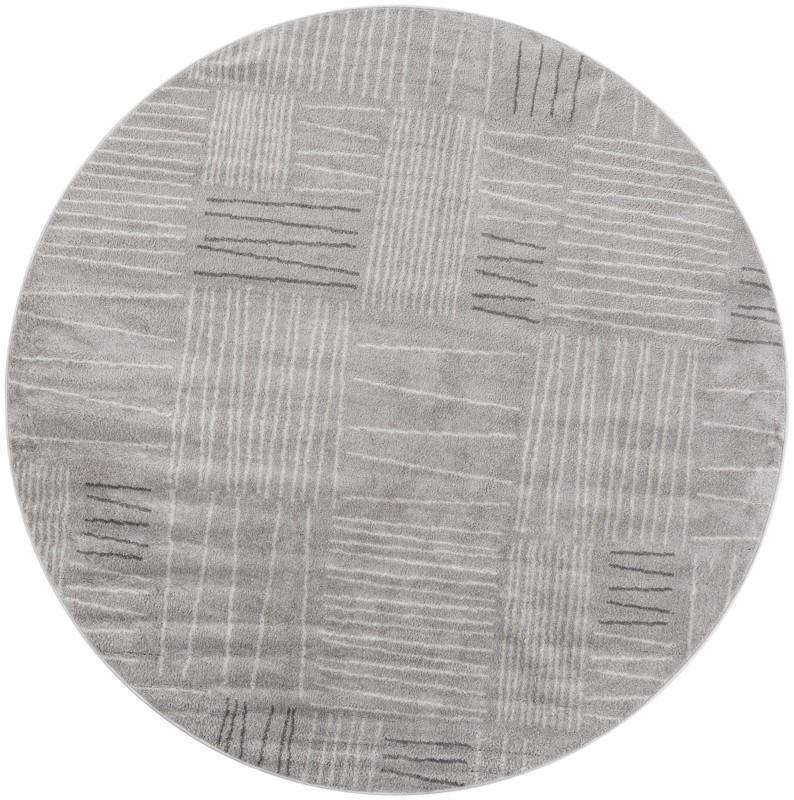 7' 10 x 7' 10 Bellingham · Geometric rug, gray