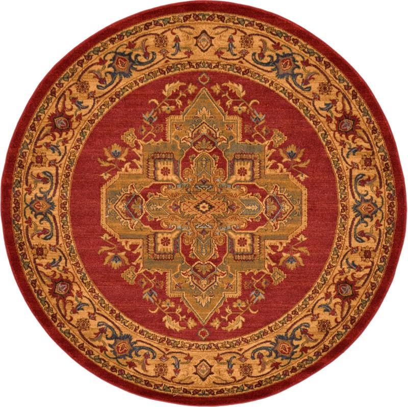 6' x 6' Lathrop · Border rug