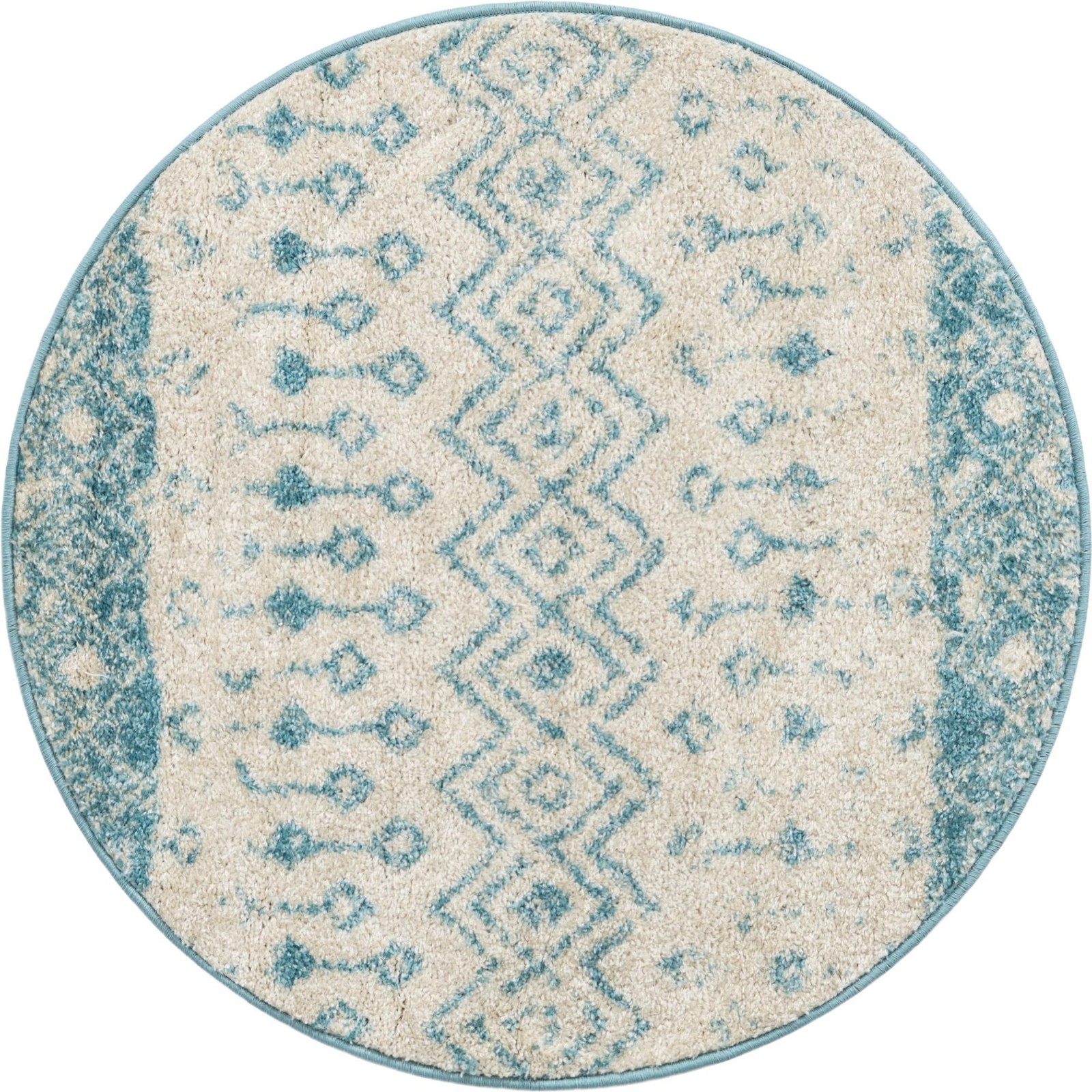 3' x 3' Vernon · Border rug