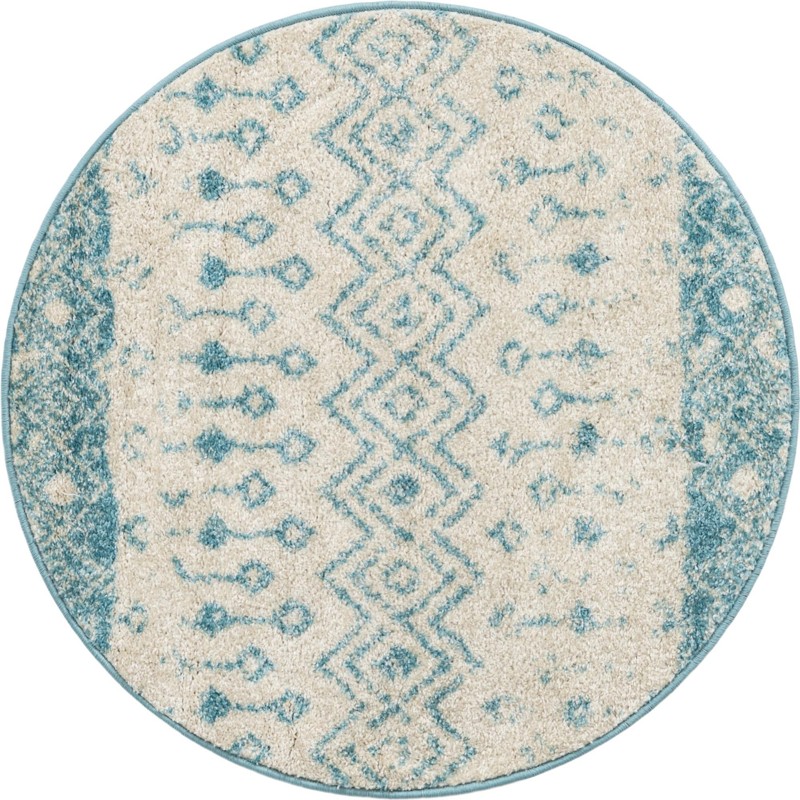 3' x 3' Vernon · Border rug