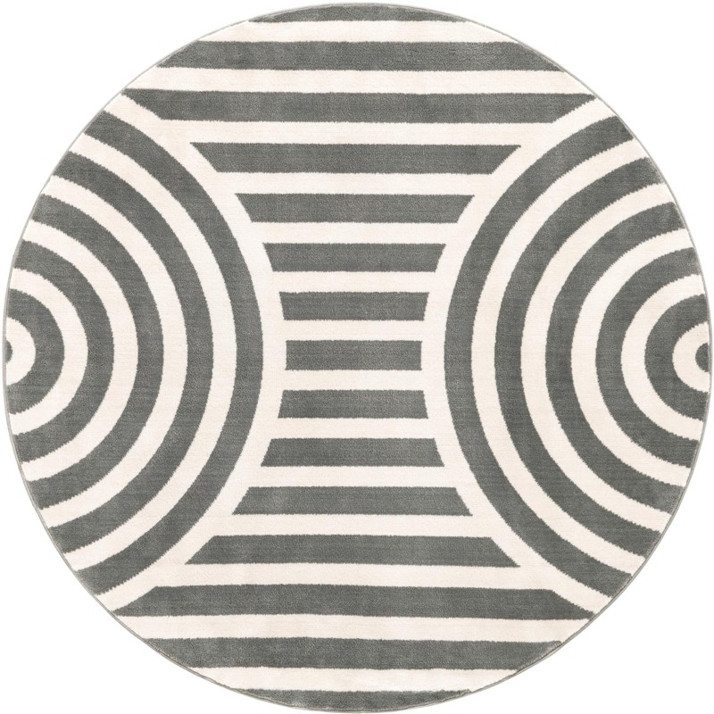 Nye · Geometric rug, silver gray