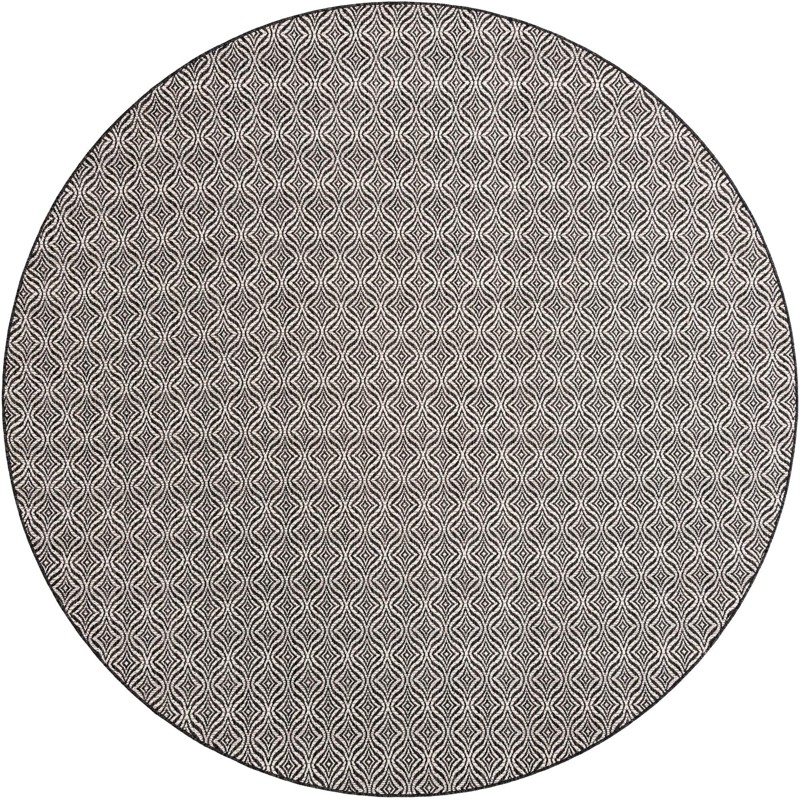 10' x 10' Fairley · Geometric Outdoor Rug, charcoal