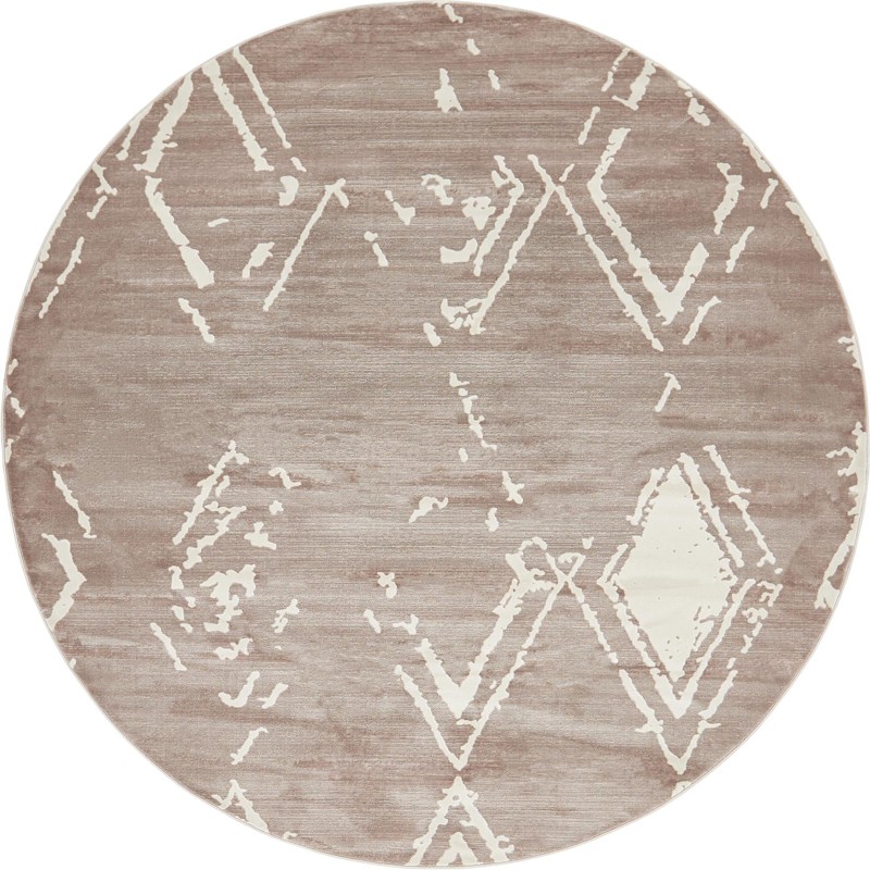 8' x 8' Sorrel · Diamond rug