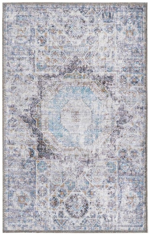 Cinnabar · Medallion rug, vintage ivory
