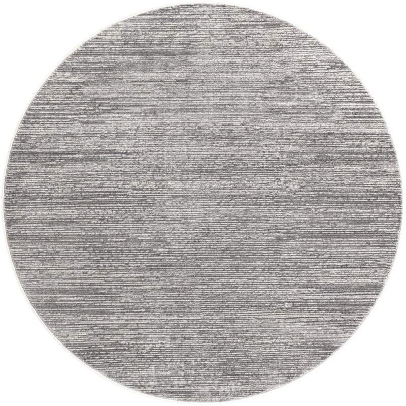 Worley · Linear rug, gray and white