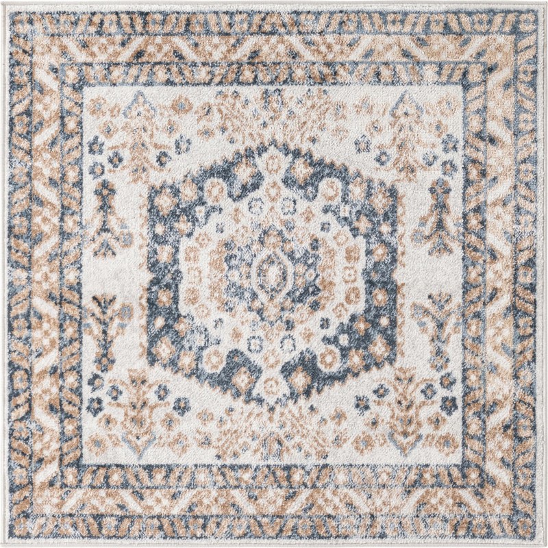 Swallow · Border rug, cream