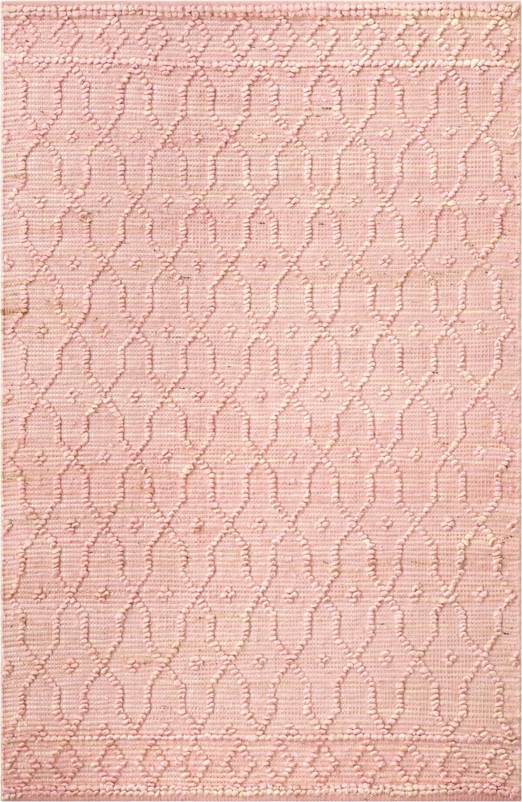 4' 1 x 6' 1 Ringwood · Border rug, pink
