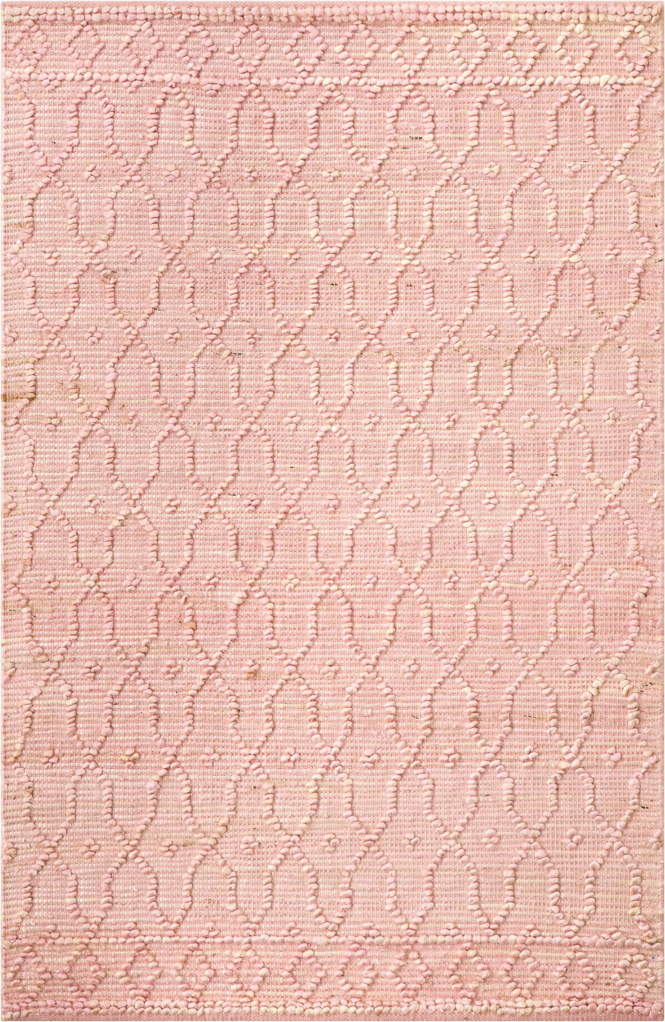 4' 1 x 6' 1 Ringwood · Border rug, pink