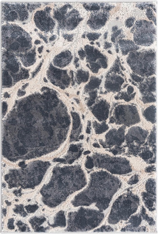 2' x 3' Lionel · Abstract rug, grey
