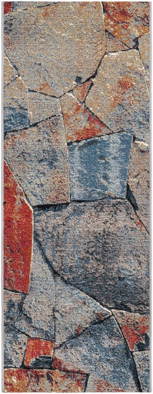 Cobblestone · Geometric Outdoor Rug, multi