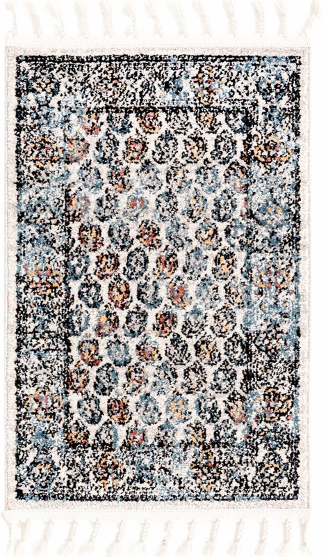 2' x 3' Whittaker · Border rug, multi
