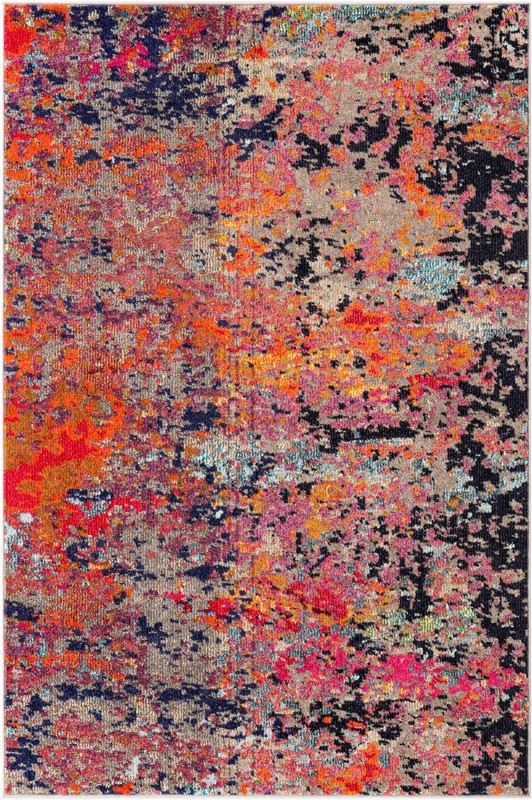 Rafferty · Abstract Washable Rug, multi