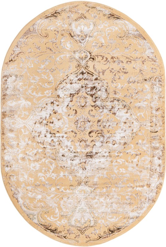 Hilton · Border rug, yellow
