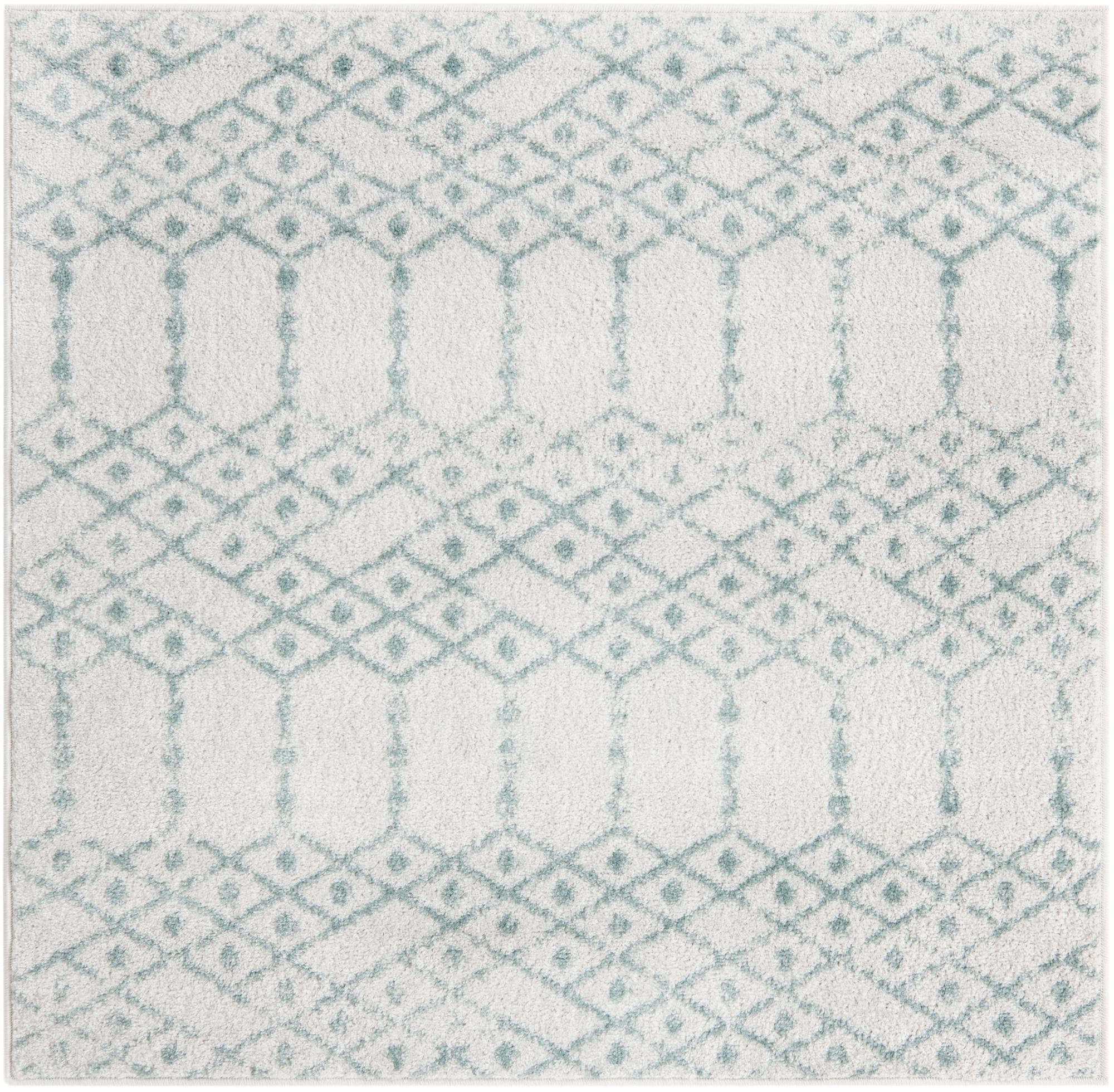 4' x 4' Newcomb · Diamond rug