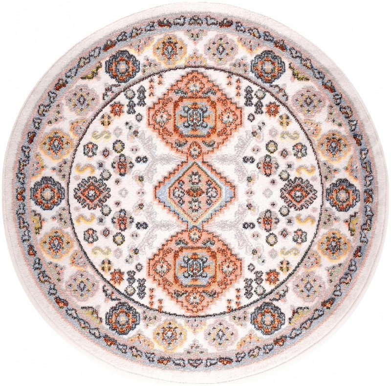 3' 3 x 3' 3 Middlebury · Border Washable Rug, ivory