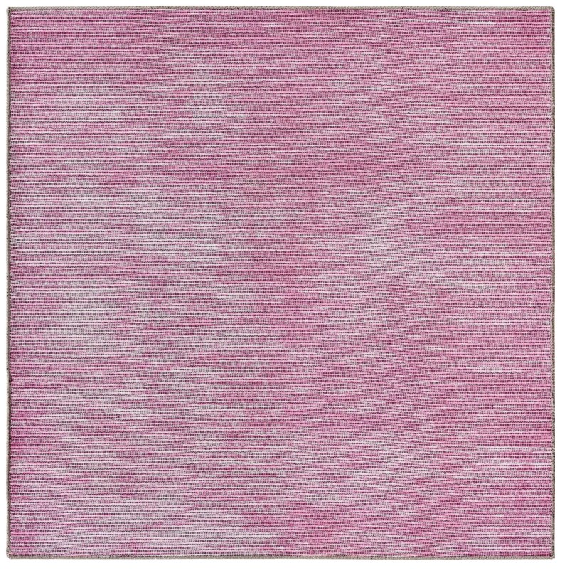 5' x 5' Prewitt · Solid rug, pink