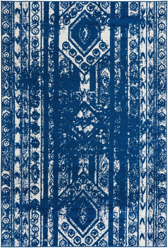Underhill · Diamond rug, navy blue