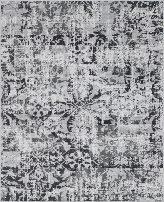 7' 10 x 10' Carrick · Abstract rug, grey
