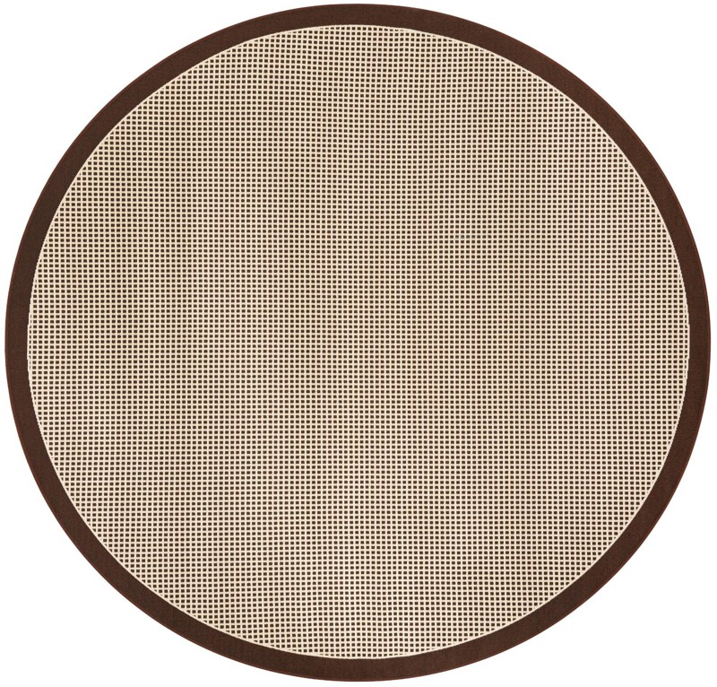 7' 10 x 7' 10 Gifford · Border Outdoor Rug, brown
