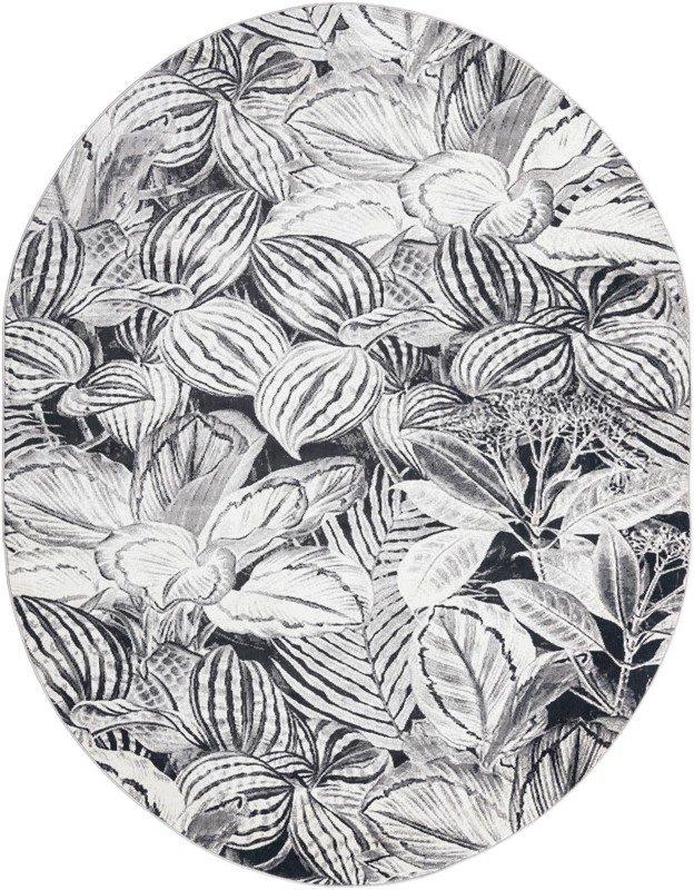 Herrick · Floral / botanical rug, charcoal