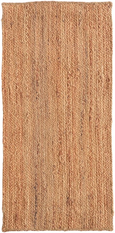 Hogarth · Striped Braided Jute Rug, natural