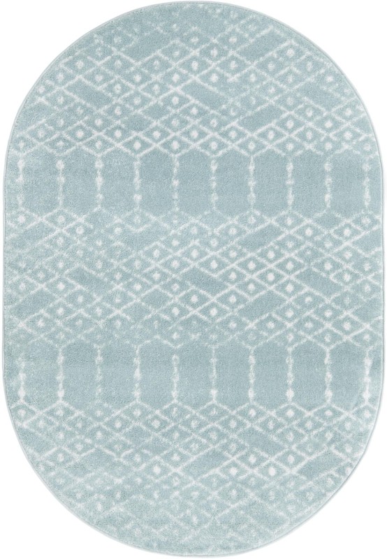 Newcomb · Diamond rug, aqua