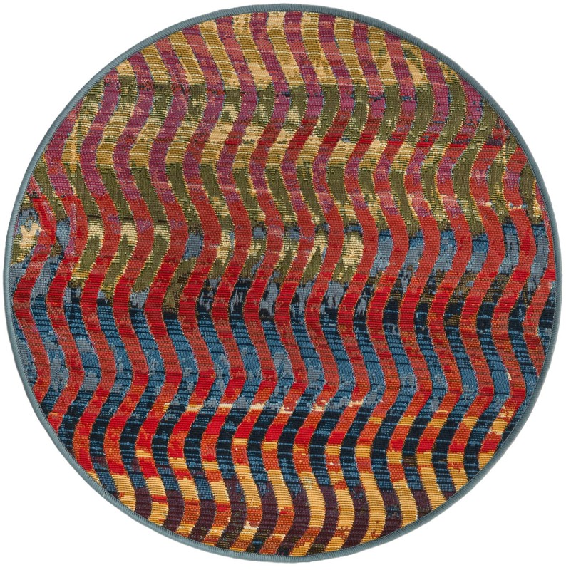 2' 7 x 2' 7 Lomax · Abstract Outdoor Rug
