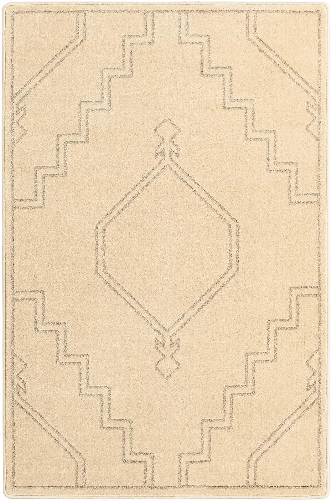 4' x 6' Sullivan · Geometric rug, ivory
