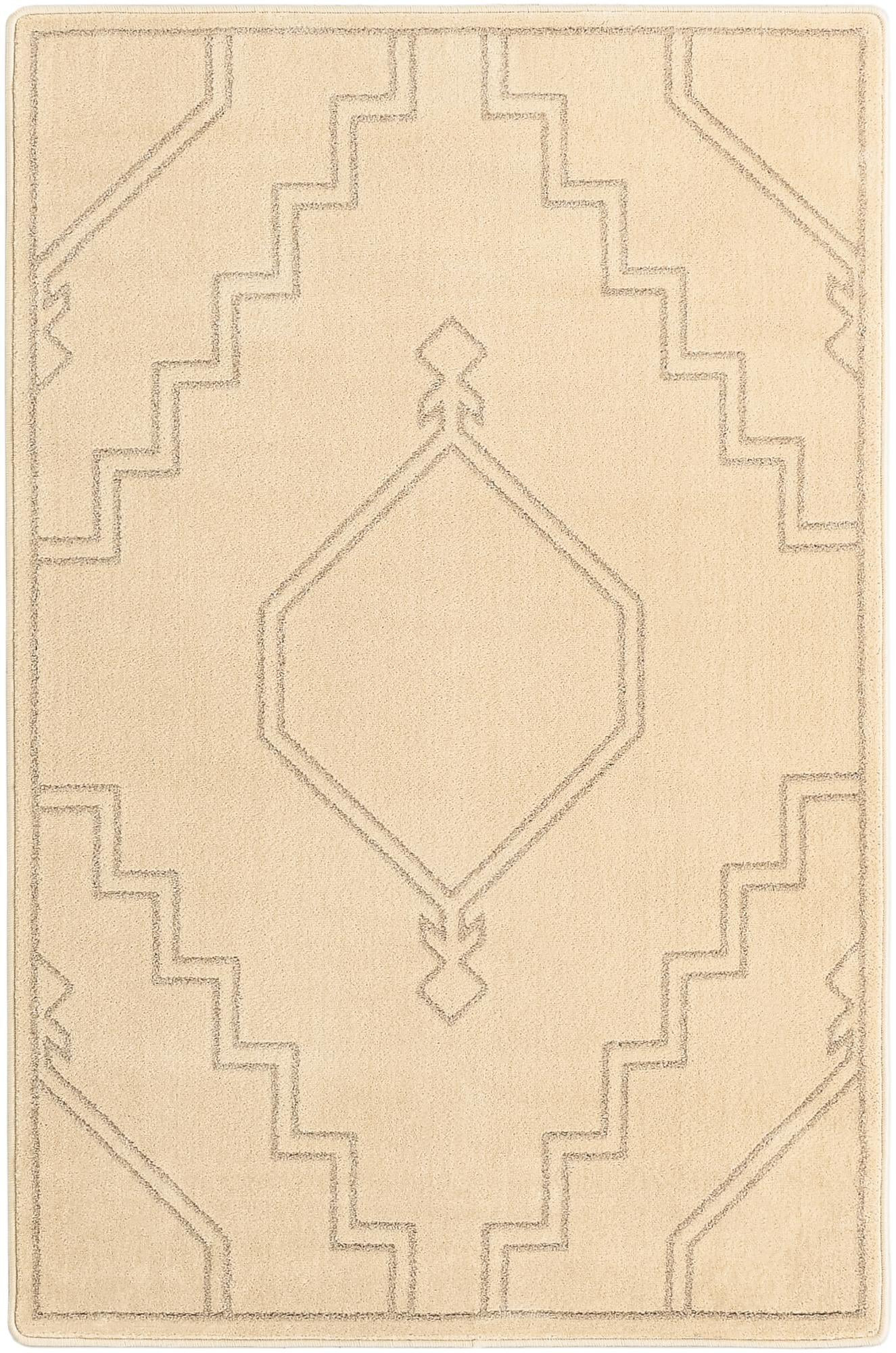 4' x 6' Sullivan · Geometric rug, ivory