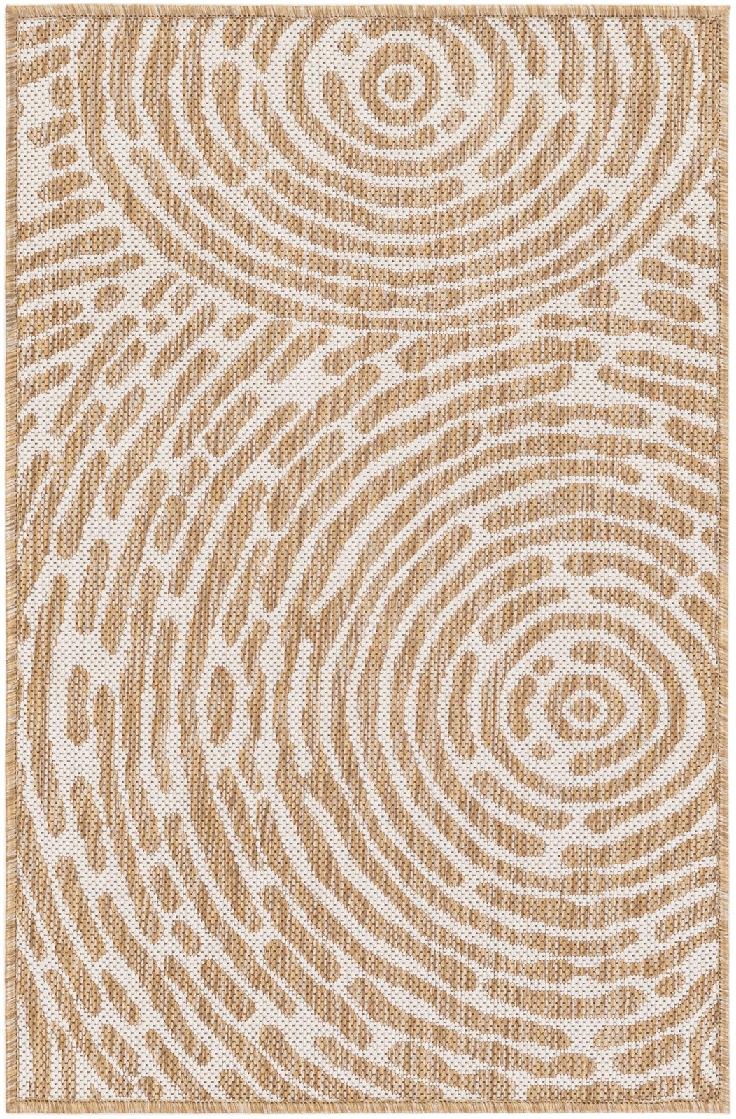 2' x 3' Grafton · Abstract Outdoor Rug, taupe