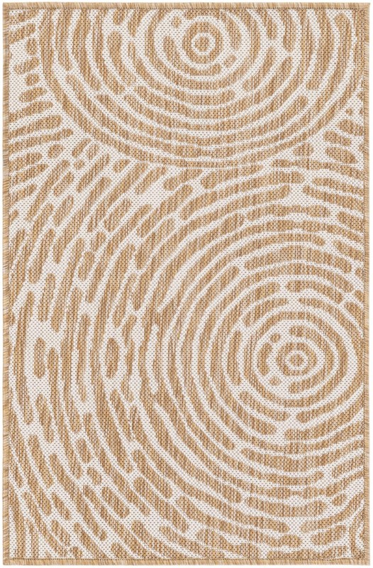 2' x 3' Grafton · Abstract Outdoor Rug, taupe