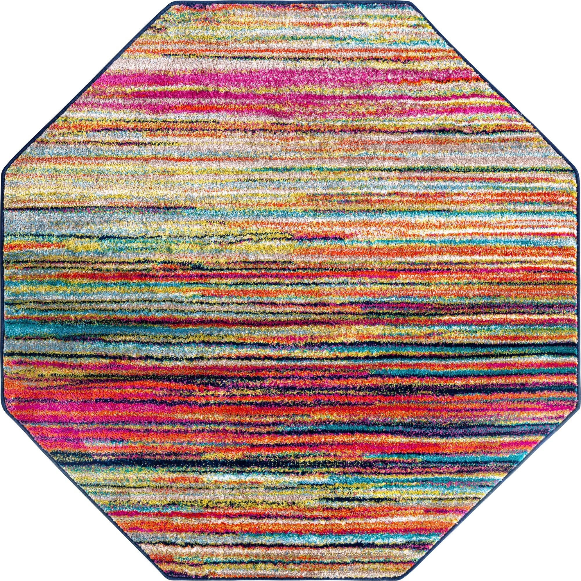 5' 3 x 5' 3 Lynch · Abstract rug, multi