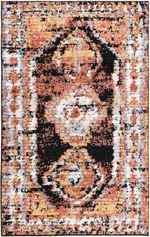 3' 3 x 5' 3 Corbin · Border rug, terracotta