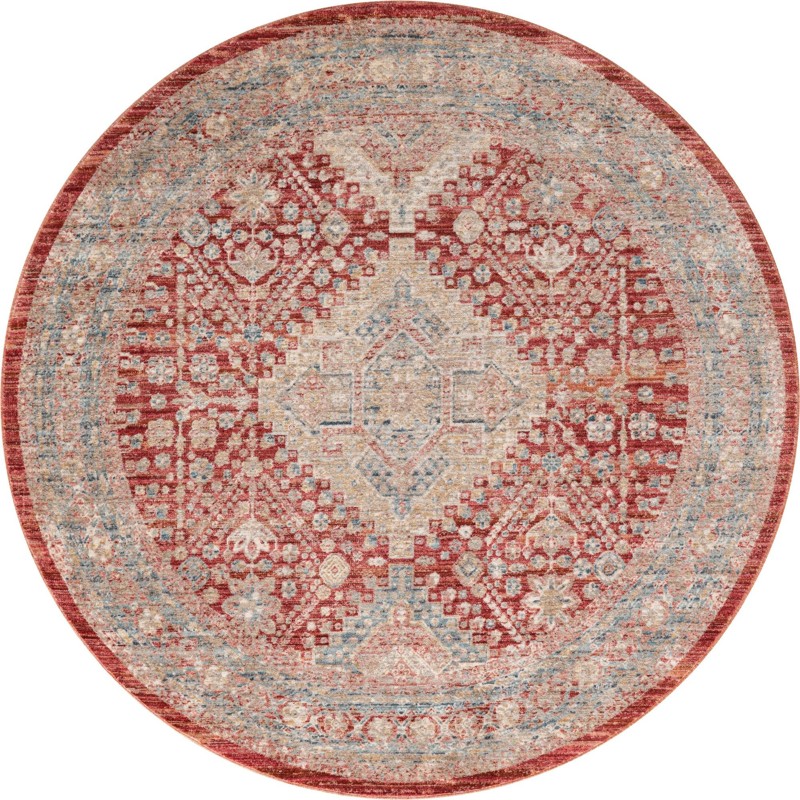 Harbin · Border rug, red