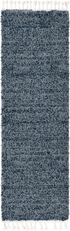 2' 7 x 8' 2 Shapley · Solid Shag Rug, blue