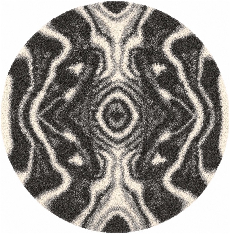 6' x 6' Helena · Abstract Shag Rug