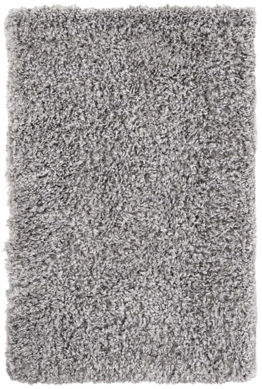 2' x 3' Easton · Border Shag Rug, lgrey