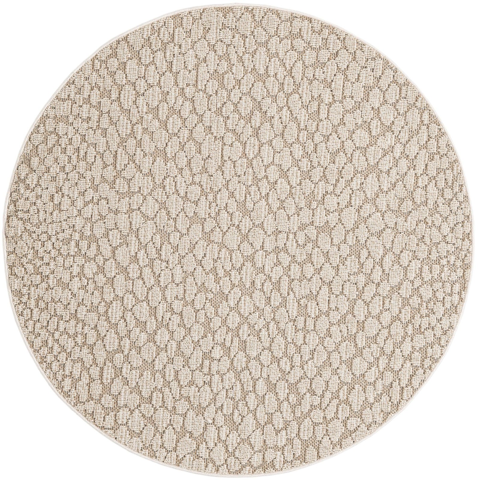 5' 3 x 5' 3 Dillard · Leopard Outdoor Rug, khaki and beige