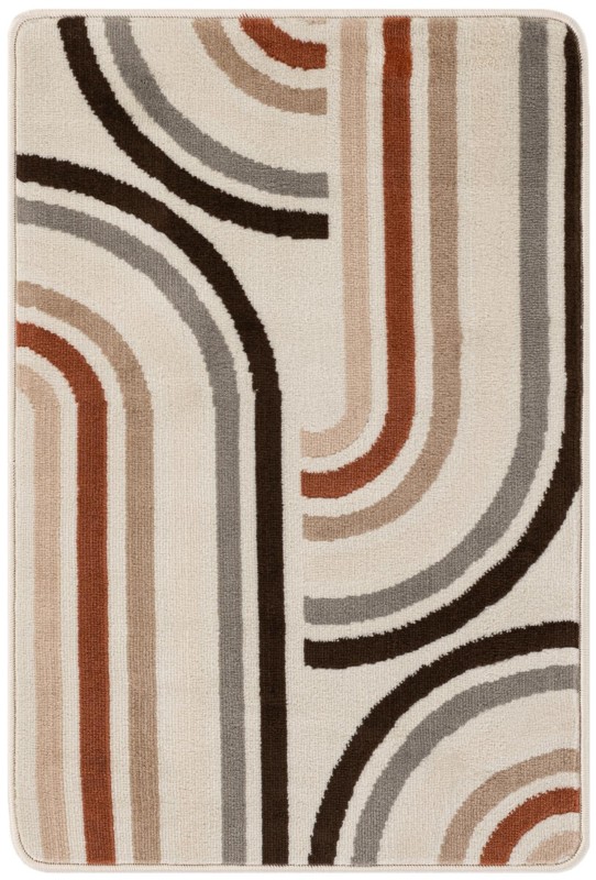 Parkes · Geometric rug, ivory
