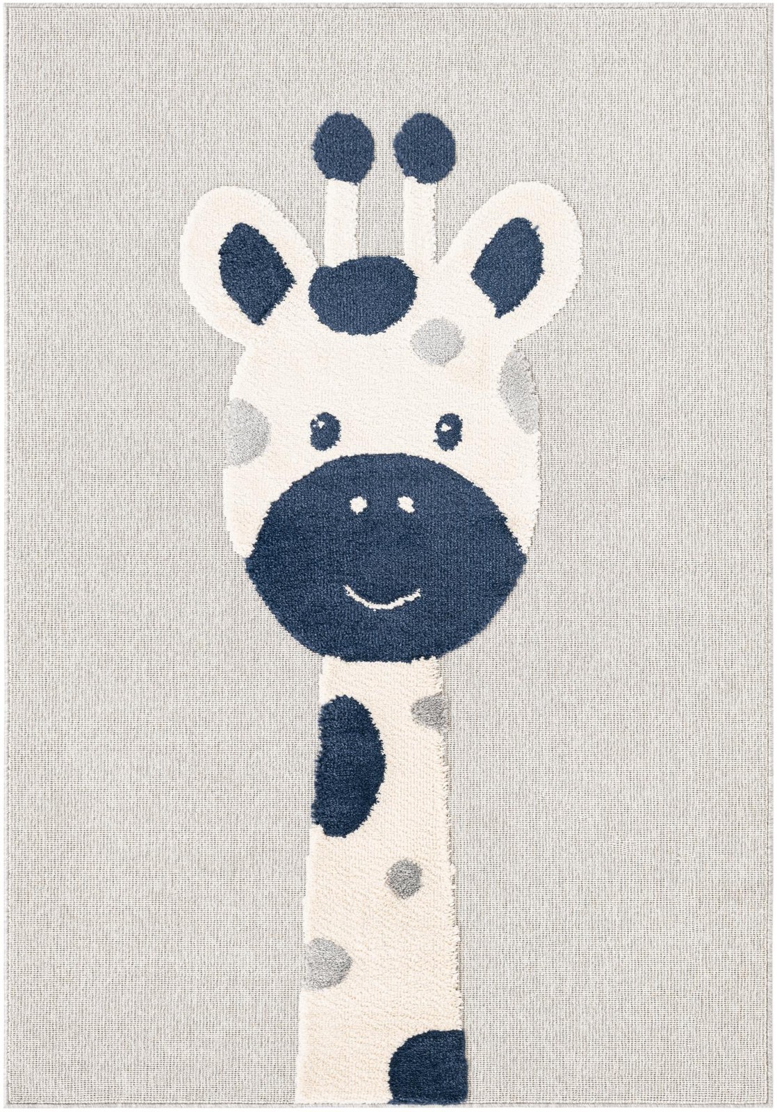 5' x 7' Lorimer · Animal print rug, gray