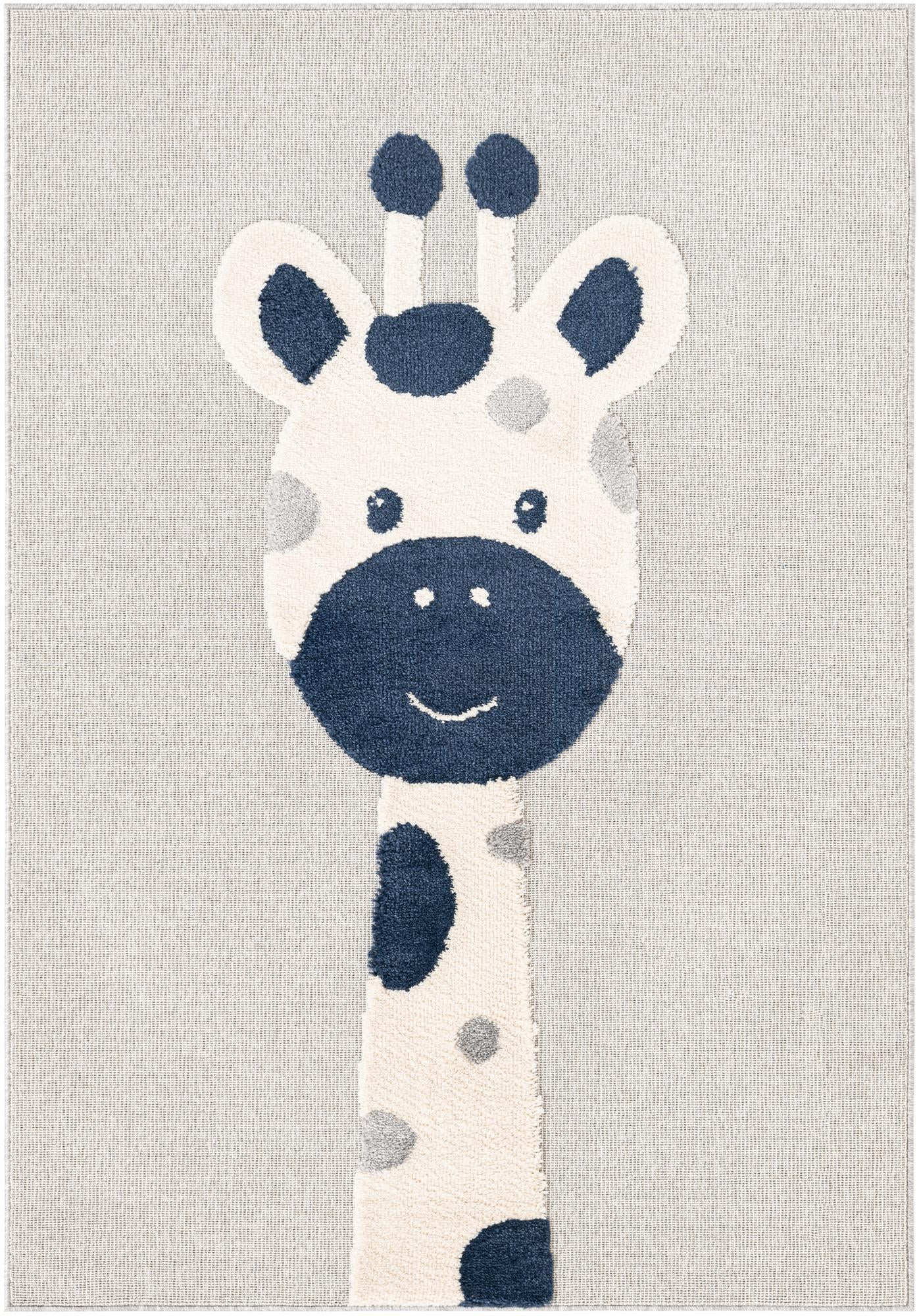 5' x 7' Lorimer · Animal print rug, gray