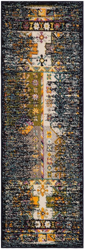 Cloudberry · Border rug, navy blue