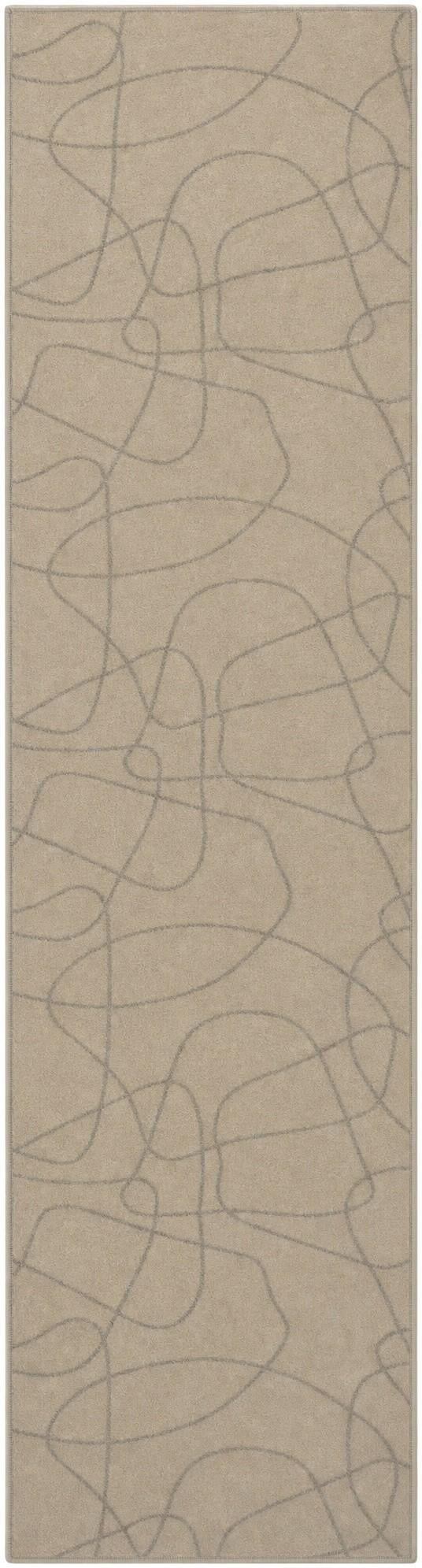 2' 7 x 10' Purcell · Abstract rug, ivory