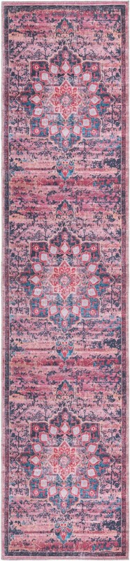 2' 7 x 12' Rideout · Border Washable Rug, brick