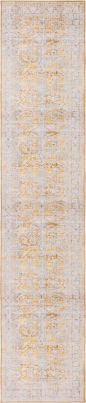 Augusta · Border Washable Rug, yellow